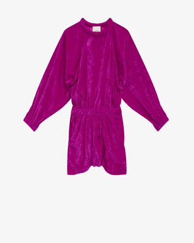 Isabel Marant Lassie Dress In Purple