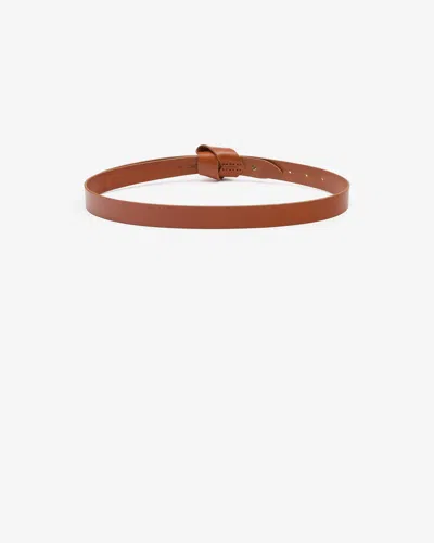 Isabel Marant Lassio Belt In Brown