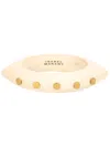 Isabel Marant Studded Bangle Bracelet In White