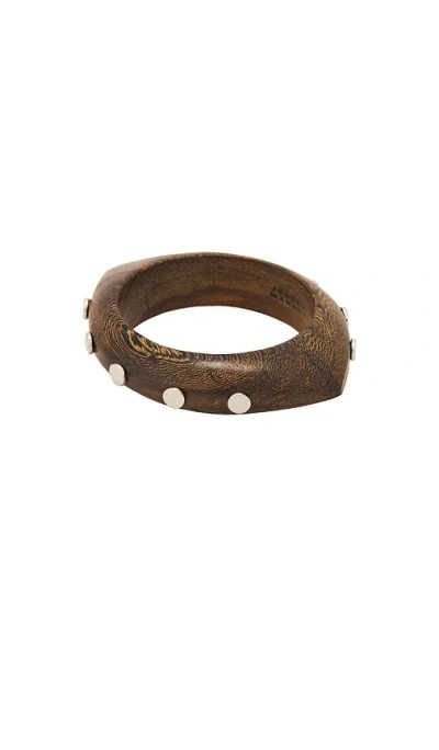 Isabel Marant Layla Large Bracelet In Brown