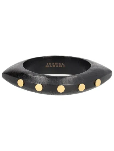 Isabel Marant Layla" Wooden Bracelet In Black