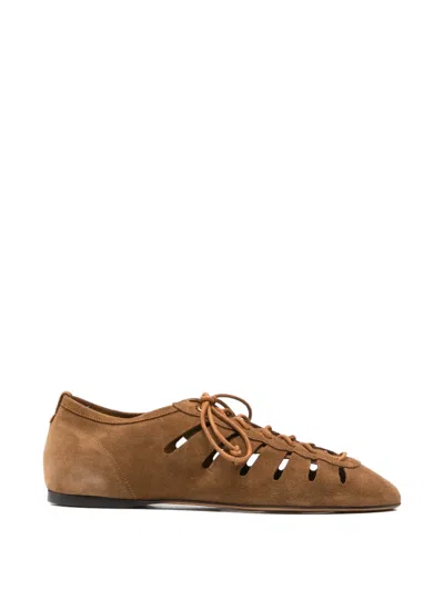 Isabel Marant Layza Lace-up Sneakers In Brown