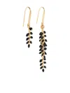 Isabel Marant Leaf Drop Earrings In Gold