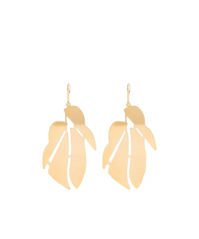 ISABEL MARANT LEAF EARRINGS