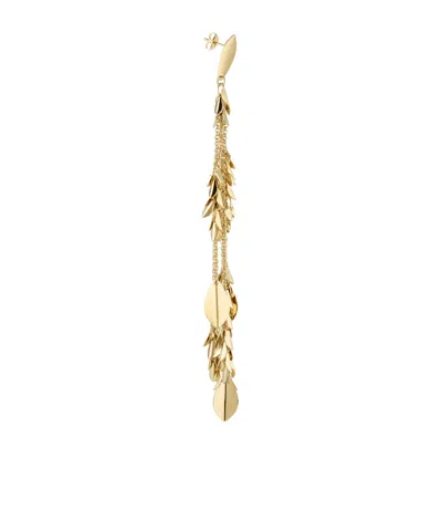 Isabel Marant Leaf Single Earring In Yellow