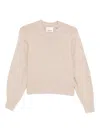 Isabel Marant Sand Wool Blend Leandra Sweater In Neutral