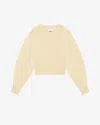 Isabel Marant Leandra Merino Wool And Cashmere-blend Sweater In Pollen