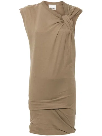 ISABEL MARANT ISABEL MARANT LEANY ASYMMETRIC T-SHIRT DRESS