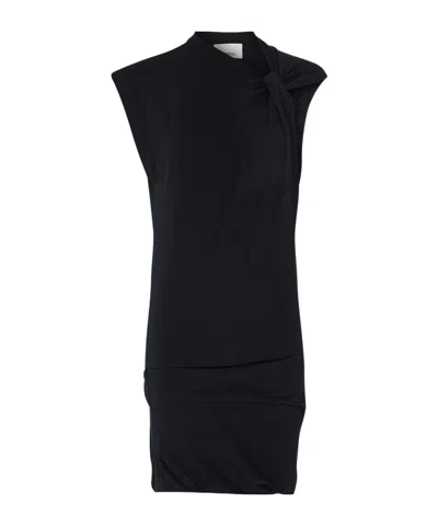 Isabel Marant Leany Mini Dress In Black