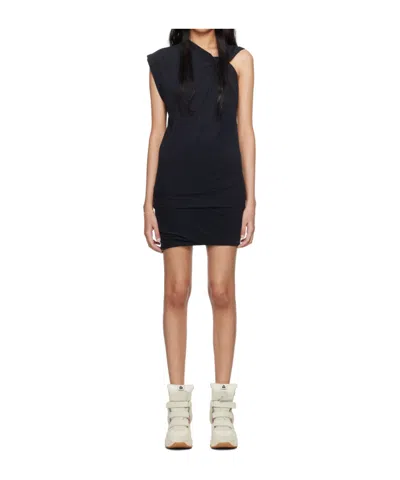 Isabel Marant Leany Mini Dress In Black