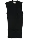 Isabel Marant Sm Leany Black Tied Neck Dress