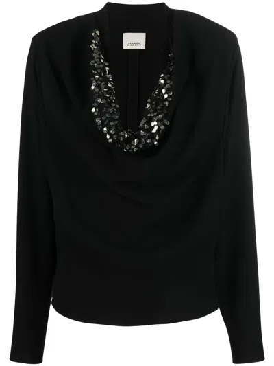 Isabel Marant Leary Blouse In Black