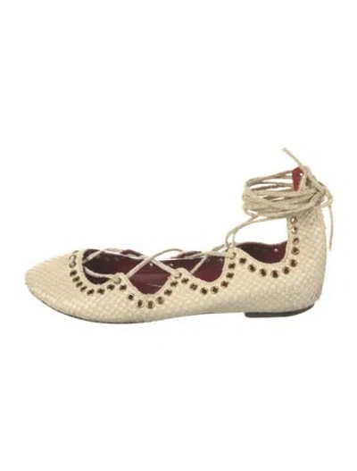 Pre-owned Isabel Marant Leather Animal Print Sandals In Neutrals