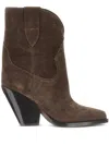 Isabel Marant Leyane-gz Ankle Texan Boot Boots Brown