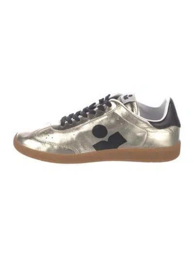 Pre-owned Isabel Marant Leather Athletic Sneakers In White