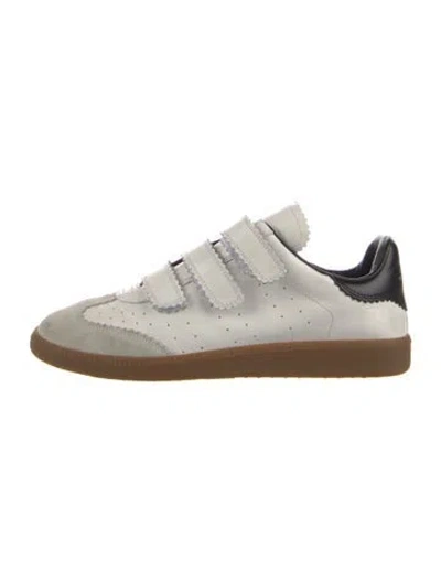 Pre-owned Isabel Marant Leather Athletic Sneakers In White