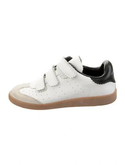Pre-owned Isabel Marant Leather Athletic Sneakers In White