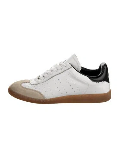 Pre-owned Isabel Marant Leather Athletic Sneakers In White