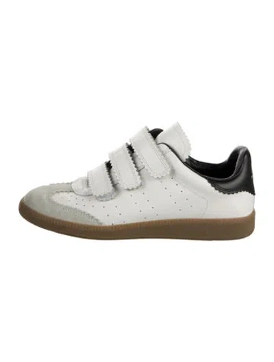 Pre-owned Isabel Marant Leather Athletic Sneakers In White