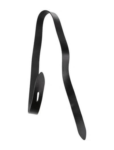 Pre-owned Isabel Marant Leather Bag Strap In Black