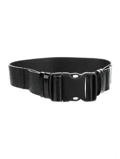 Pre-owned Isabel Marant Leather Bag Strap In Black
