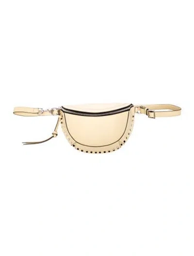 Pre-owned Isabel Marant Leather Belt Bag In Gold