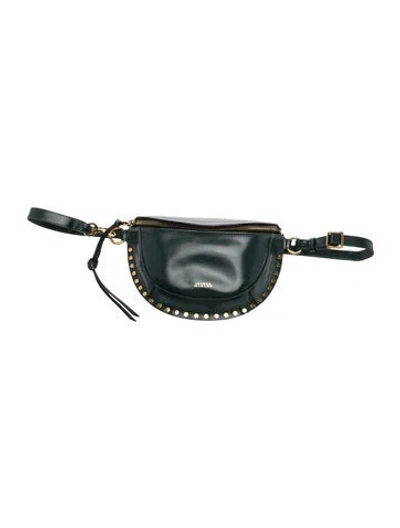 Pre-owned Isabel Marant Leather Belt Bag In Green