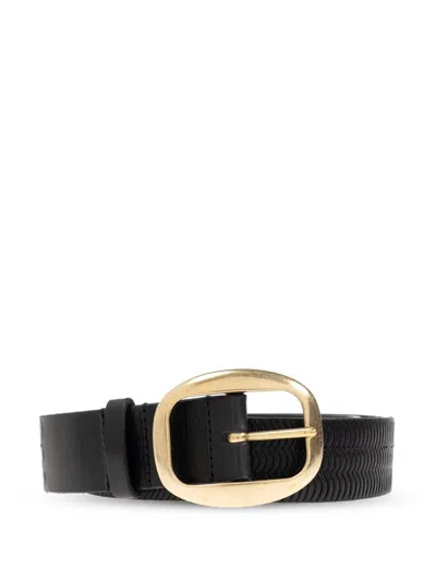 Isabel Marant Leather Belt In Black