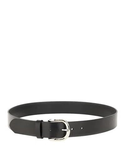 Isabel Marant Leather Belt In Black