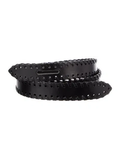 Pre-owned Isabel Marant Leather Belt In Black
