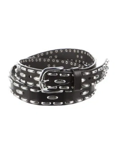 Pre-owned Isabel Marant Leather Belt In Black