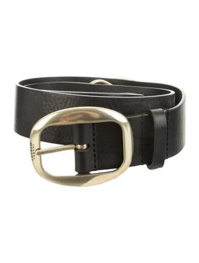 Pre-owned Isabel Marant Leather Belt In Black