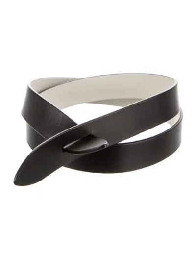 Pre-owned Isabel Marant Leather Belt In Black