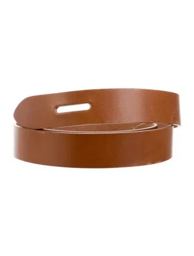 Pre-owned Isabel Marant Leather Belt In Brown
