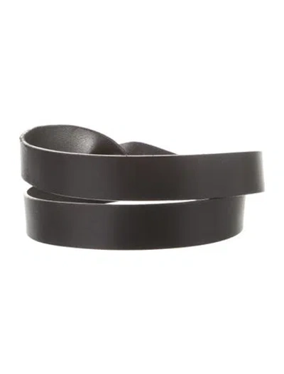 Pre-owned Isabel Marant Leather Belt Kit In Black