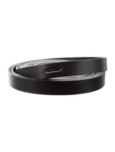 Pre-owned Isabel Marant Leather Belt Kit In Black