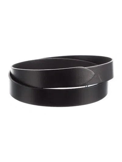 Pre-owned Isabel Marant Leather Belt Kit In Black