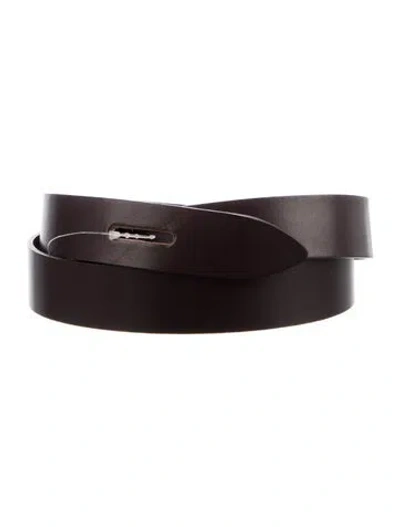 Pre-owned Isabel Marant Leather Belt Kit In Black