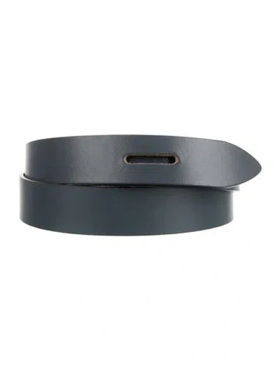 Pre-owned Isabel Marant Leather Belt Kit In Blue