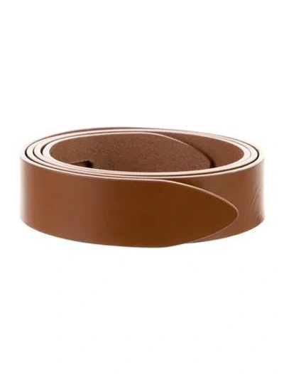 Pre-owned Isabel Marant Leather Belt Kit In Brown