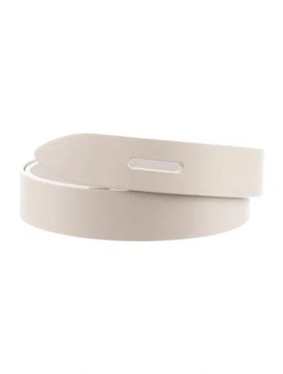 Pre-owned Isabel Marant Leather Belt Kit In Neutral