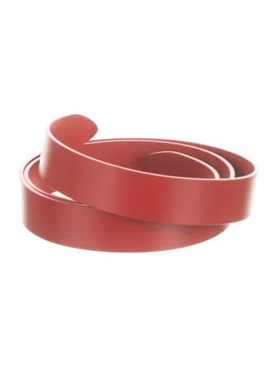 Pre-owned Isabel Marant Leather Belt Kit In Red