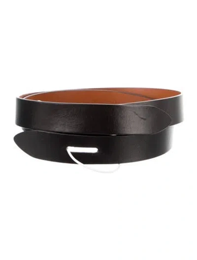 Pre-owned Isabel Marant Leather Belt Kit W/ Tags In Black