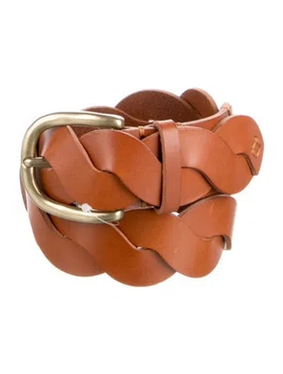 Pre-owned Isabel Marant Leather Belt W/ Tags In Brown