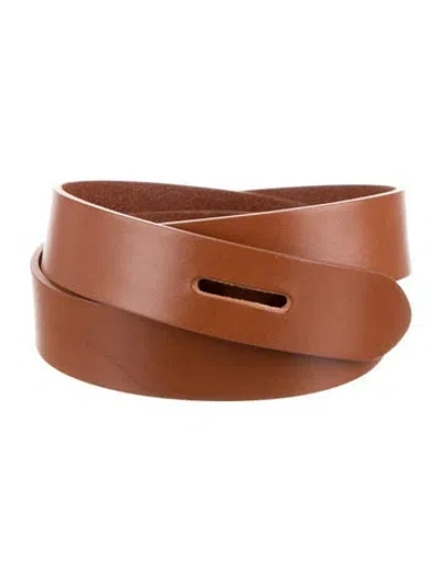 Pre-owned Isabel Marant Leather Belt W/ Tags In Brown