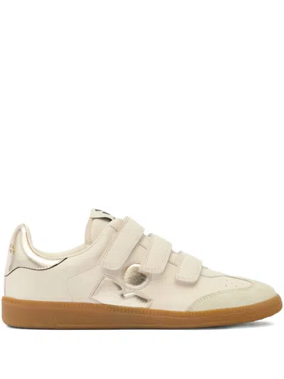 Isabel Marant Leather "beth" Sneakers In White
