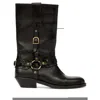 Isabel Marant Knee-high Leather Boots With Buckle Detail