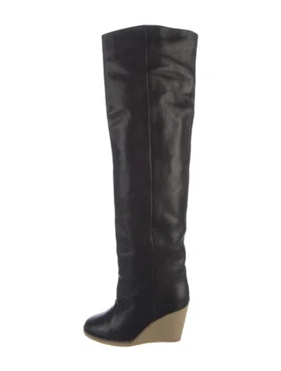 Pre-owned Isabel Marant Leather Boots In Black