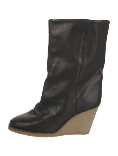 Pre-owned Isabel Marant Leather Boots In Black