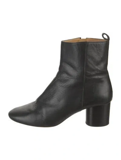 Pre-owned Isabel Marant Leather Boots In Black